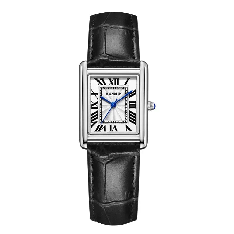 Luxury Couple's Watch Set for Women & Men | Elegant Leather Strap Quartz Wristwatch | Waterproof Iced Out Watch Style | 2026 New Fashion Gift | Caratix - CaratixJewelry